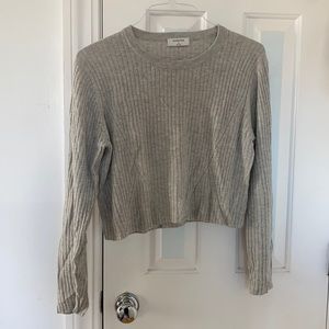 Grey crew neck